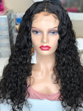 14"-24” Swiss HD Italian Curly 100% Unprocessed Virgin Human Hair 220% Density Pre Plucked 4x4 Closure Wig 12”-24” Ready To Ship