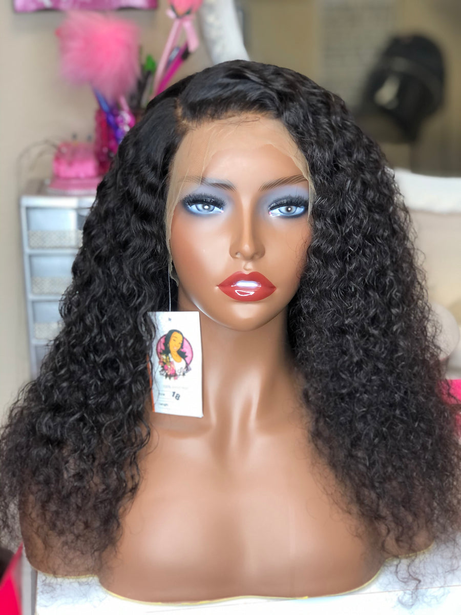 14-24” Swiss HD Deep Curly 100% Unprocessed Virgin Human Hair 200