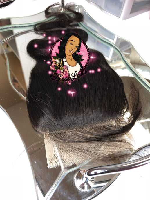 Bodywave 100% Virgin Human Hair 4x4 Closure (1 pc)