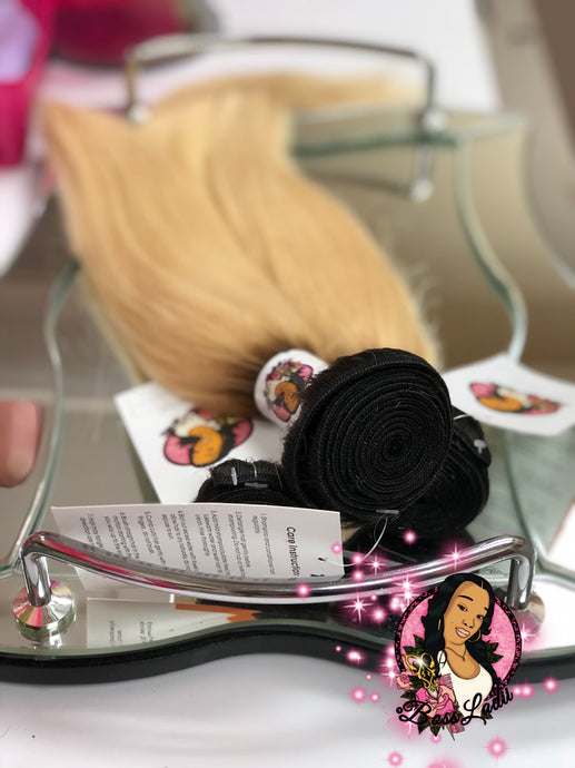 1B/613 Straight 100% Virgin Human Hair 3 Bundles Deal