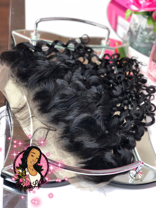 Italian Curly 100% Virgin Human Hair 13x4 Frontal (1 pc)