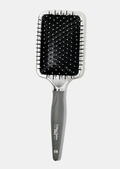 Matallic Silver Paddle Brush