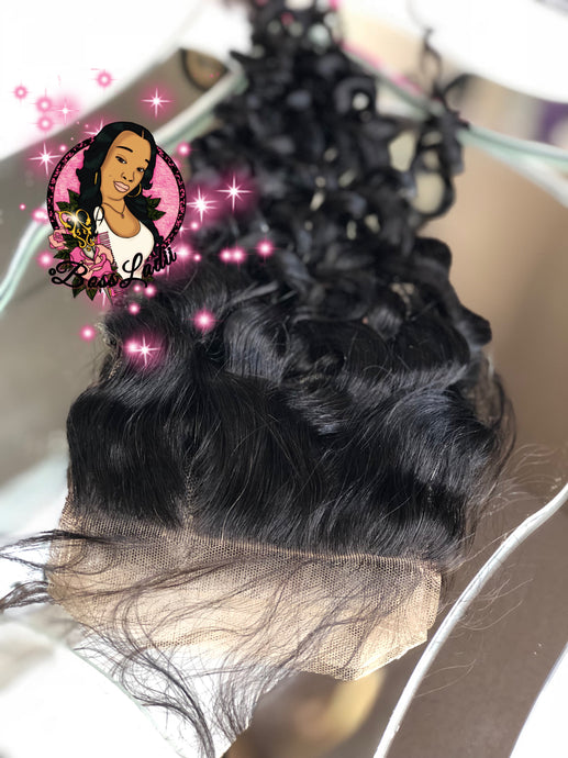 Italian Curly 100% Virgin Human Hair 4x4 Closure (1 pc)