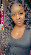 14"-24” Swiss HD Italian Curly 100% Unprocessed Virgin Human Hair 220% Density Pre Plucked 4x4 Closure Wig 12”-24” Ready To Ship