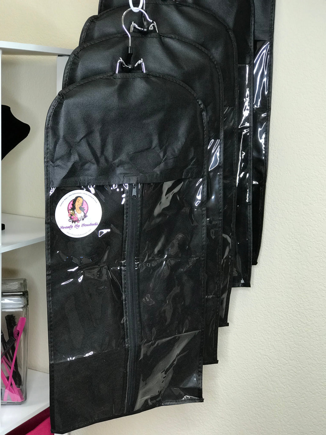 Wig/Hair Extensions Storage Bag With Hanger