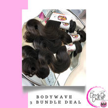 Bodywave 100% Unprocessed Virgin Human Hair 3 Bundle Deal