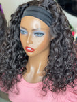 12"-24" HeadBand Wigs 200% Density 100% Unprocessed Virgin Human Hair