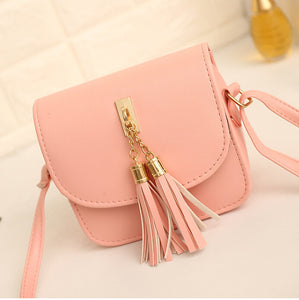 Candy Color Tassel Messenger Bags