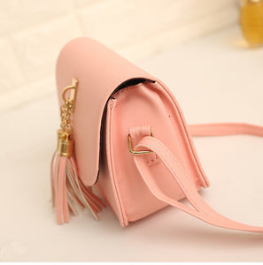 Candy Color Tassel Messenger Bags