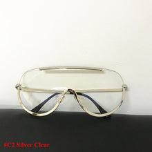 Big Shield Sunglasses with Oversize Alloy Frame | One Piece Sexy Cool Sunglasses