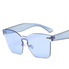 Candy Color Cat Eye Sunglasses For Women | Clear Lens Big Frame Shades |  Sexy Sun Glasses