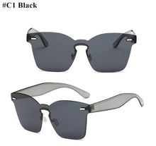 Candy Color Cat Eye Sunglasses For Women | Clear Lens Big Frame Shades |  Sexy Sun Glasses