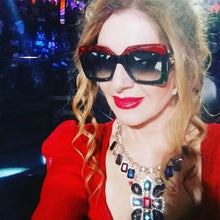 Oversized Retro Square Sunglasses