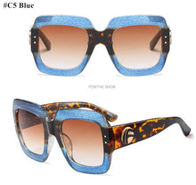 Oversized Retro Square Sunglasses