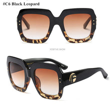 Oversized Retro Square Sunglasses