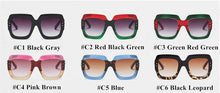 Oversized Retro Square Sunglasses