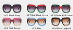 Oversized Retro Square Sunglasses