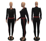 Long Sleeve Top + Pants 2 Piece Set For Women