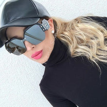 Luxury Oversized Mirror Tint Rimless Designer Sunglasses | 4 colors available