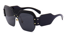 Luxury Oversized Mirror Tint Rimless Designer Sunglasses | 4 colors available