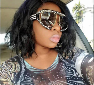 Luxury Big Pearl Oversized Sunglasses UV400
