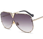 Luxury Italy Oversized Aviator Sunglasses | UV400