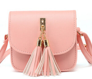 Candy Color Tassel Messenger Bags