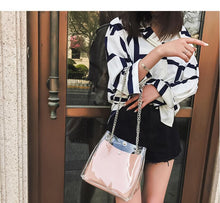 Clear Transparent  Holographic Shoulder Bag