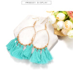 2018 Multicolored Tassel Fringing Earrings | 6 colors available