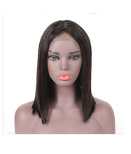 Blunt Cut Bob Lace Front Remy Human Hair Wig | 130% Pre-plucked 8'-14'